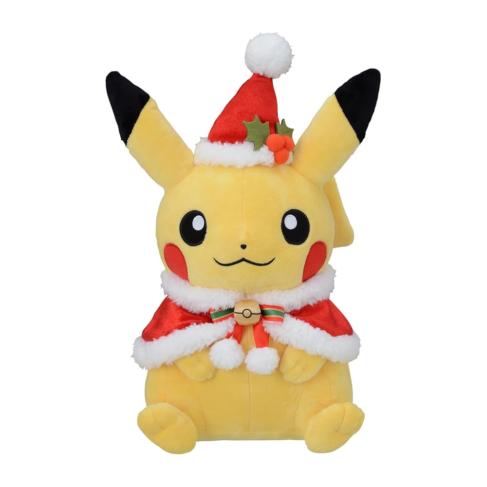 The translated product title is "Pokemon Center Original Plush Christmas Pikachu