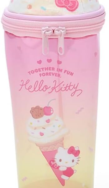 The product title in English is: "Sanrio 389862 Hello Kitty Ice Shaped Pencil Case (Ice Party)