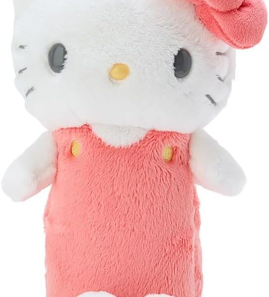 The product title in English is "Sanrio Plush Pencil Case (Plush Design Stationery)