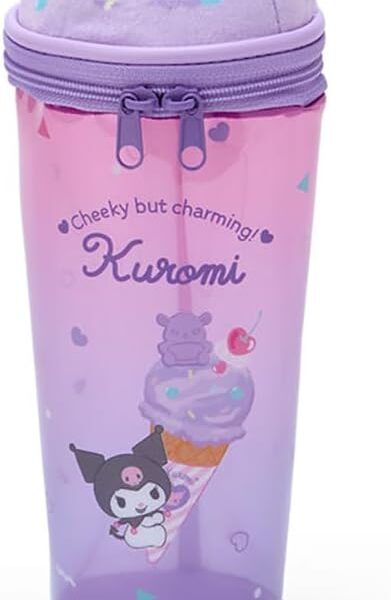 The product title translates to: "Sanrio 389986 Ice Shaped Pen Case (Ice Party) Kuromi