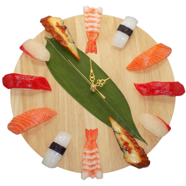 The product title translates to: "Watch: Sushi Nigiri - Manufacturing and Selling Food Samples Morino Sample