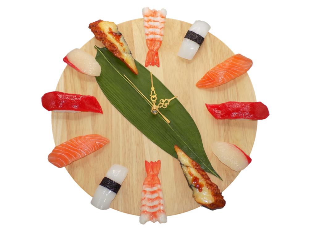 The product title translates to: "Watch: Sushi Nigiri - Manufacturing and Selling Food Samples Morino Sample