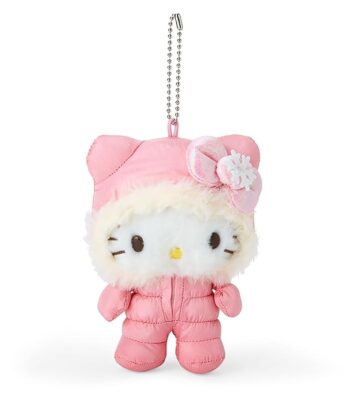 The product title in English is: "Sanrio 247391 Mascot Holder Hello Kitty Keychain