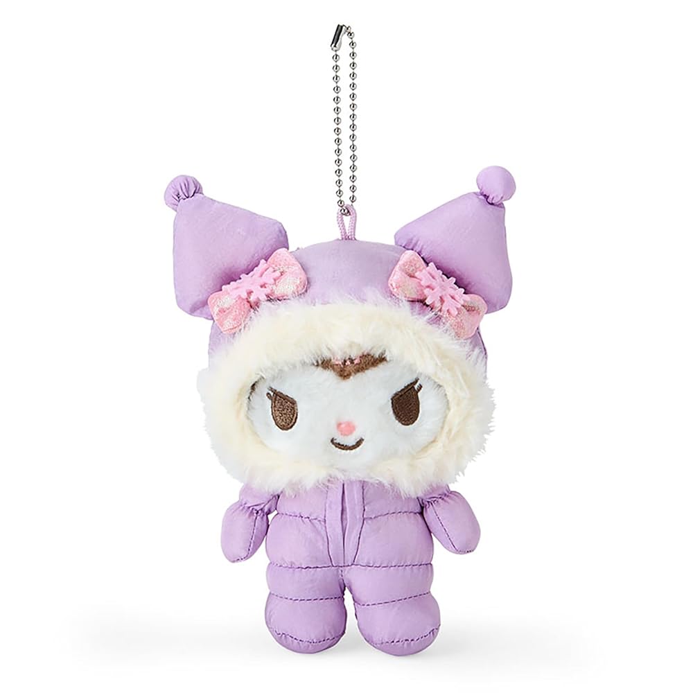 The product title in English is "Sanrio 247588 Mascot Holder (Fuwapuku Winter) Chromi Key Chain