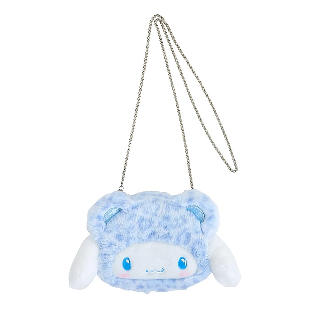 The product title in English is: "Sanrio G-Bear 980269 2-Way Face-Shaped Pouch, Cinnamoroll