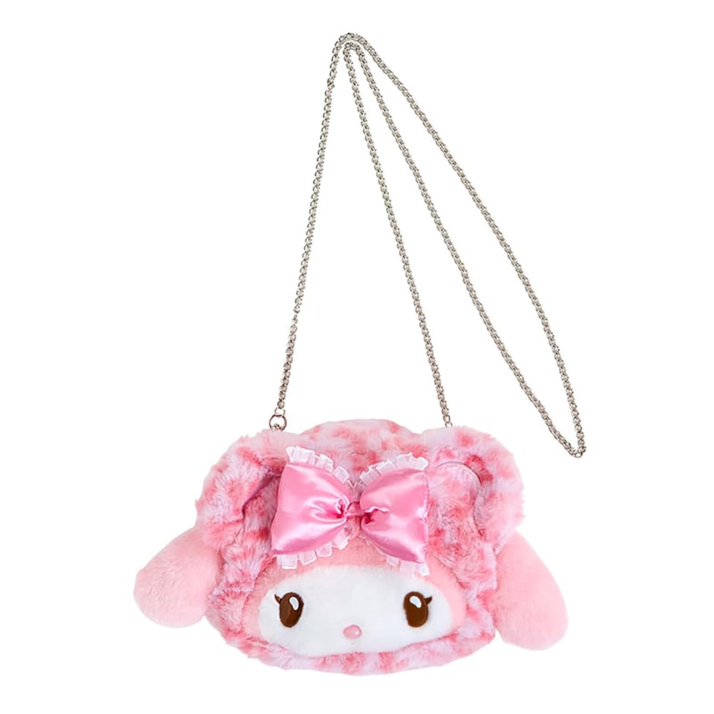 The product title translates to: "Sanrio 979775 Face Shaped 2-Way Pochette (Sanrio Gal Bear) My Melody