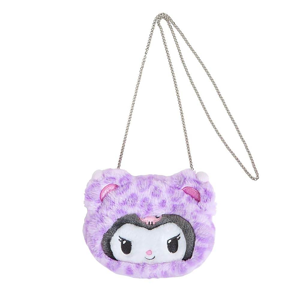 The product title translates to: "Sanrio G-Bear 980790 2-Way Face-Shaped Pouch, Kuromi