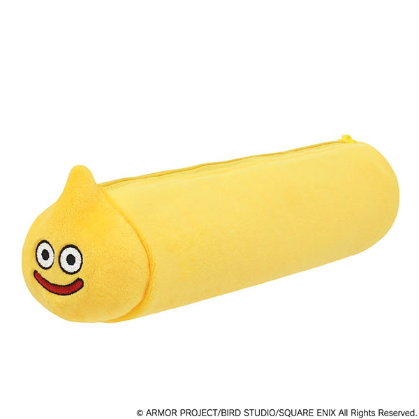 The product title translates to "Smile Slime Plush Pen Case - Lemon Slime" in English