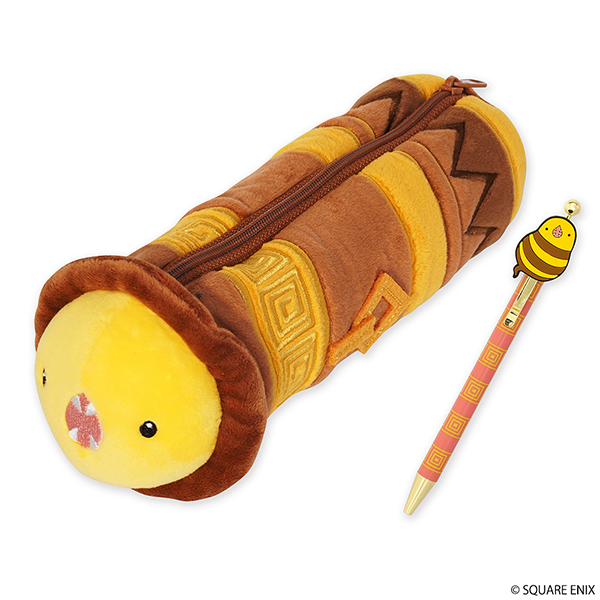 The translated product title is: "Final Fantasy XIV Plush Pen Case & Ballpoint Pen Set