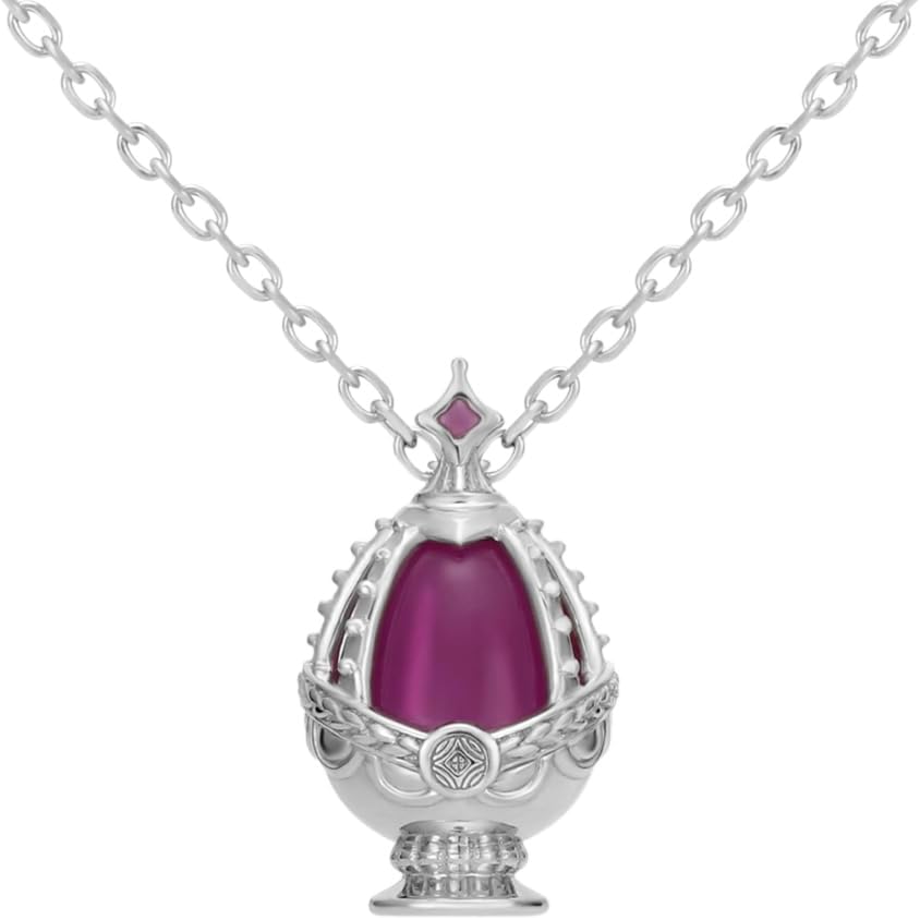 Utoprey NMM-101-SV Puella Magi Madoka Magica Movie Rebellion Story Goods Necklace, Homura Akemi, Soul Gem Necklace, Silver, Women's, Accessories, Jewelry, Gift