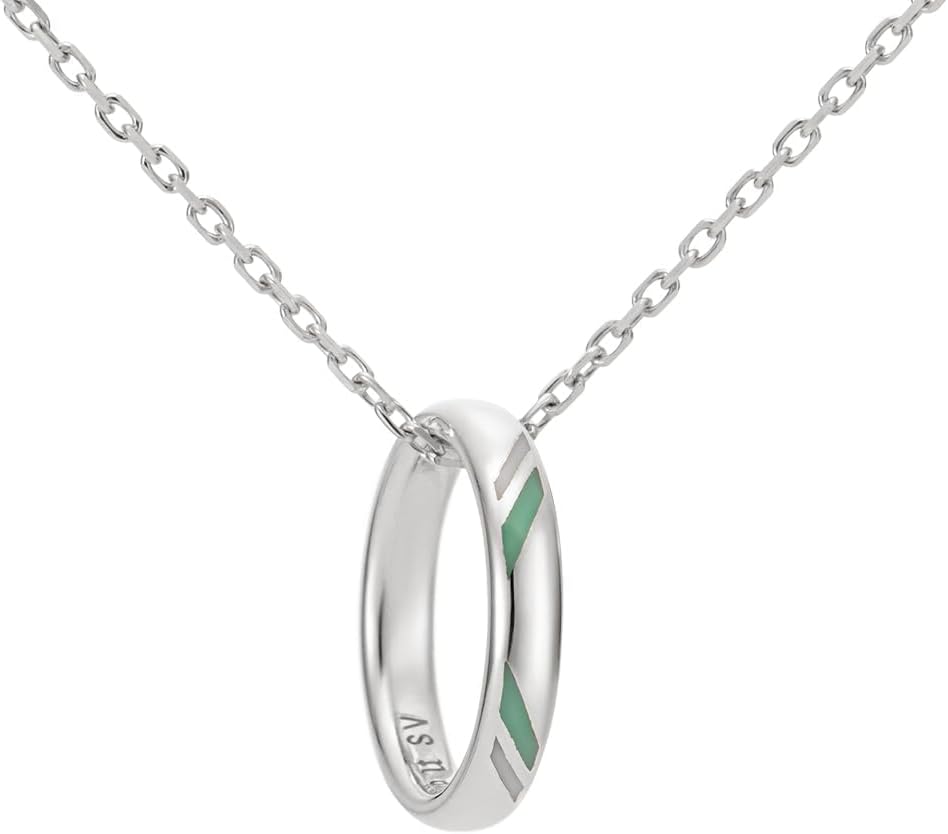 [UTOREI] Haikyu!! Goods, Necklace, Ring Necklace, Aoba Josai High School, Silver, Unisex, Popular Accessory, Jewelry, Gift