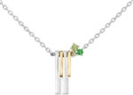 [Utreati] EVANGELION NEV-218-SV Evangelion Goods, Shinji and Kaoru Bullets Necklace, Silver x Silver (Yellow Gold Coated), Accessories, Jewelry, Gift, Silver Yellow Gold