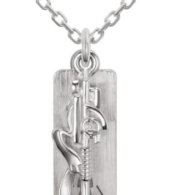 [Utreative] Arknights Merchandise Necklace, Motif Necklace (Elydium), Silver, Unisex, Accessory, Jewelry, Popular, Gift