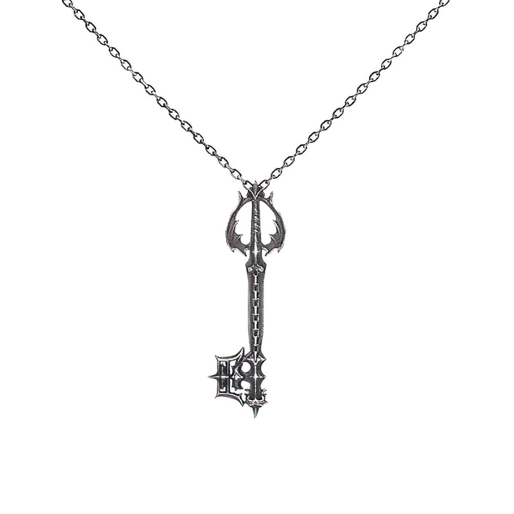 [Utreative] Kingdom Hearts NDKH-302-SV925 Goods, Keyblade, 'Memories of Passed by' / Necklace, Silver, Accessories, Jewelry, Gift, Silver