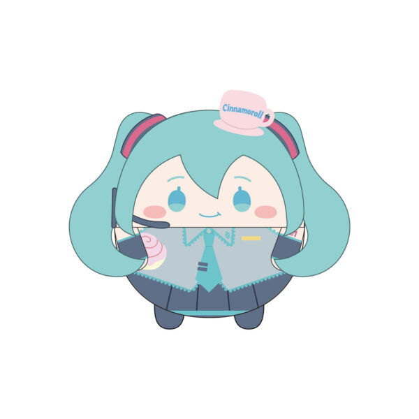 MC-13 Hatsune Miku x Cinnamoroll Fuwakororin (M Size) 2 F Hatsune Miku (Mogumogu)