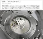 HYAKUICHI 101 Men's Diver's Watch, Automatic, Water Resistant to 668.4 ft (200 m), Anti-Reverse Rotation, Bezel, White - Image 5