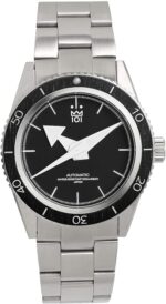 HYAKUICHI 101 Men's Diver's Watch, Automatic, Waterproof up to 668.4 ft (200 m), Anti-Reverse Rotation, Bezel 1.6 inches (40 mm), Black, Bracelet Type - Image 6