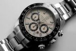 HYAKUICHI 101 Hyakuichi Diver's Chronograph Watch Men's Watch 20 ATM Water Resistant Date Quartz Ceramic Bezel Ivory IV, Ivory, Classic - Image 2