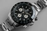 New Model Hyakuichi Divers Chronograph Men's Watch 20 ATM Water Resistant Date Quartz Ceramic Bezel Black - Image 2
