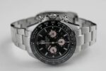 New Model Hyakuichi Divers Chronograph Men's Watch 20 ATM Water Resistant Date Quartz Ceramic Bezel Black - Image 3