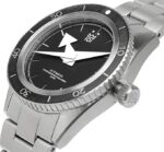 HYAKUICHI 101 Men's Diver's Watch, Automatic, Waterproof up to 668.4 ft (200 m), Anti-Reverse Rotation, Bezel 1.6 inches (40 mm), Black, Bracelet Type - Image 5