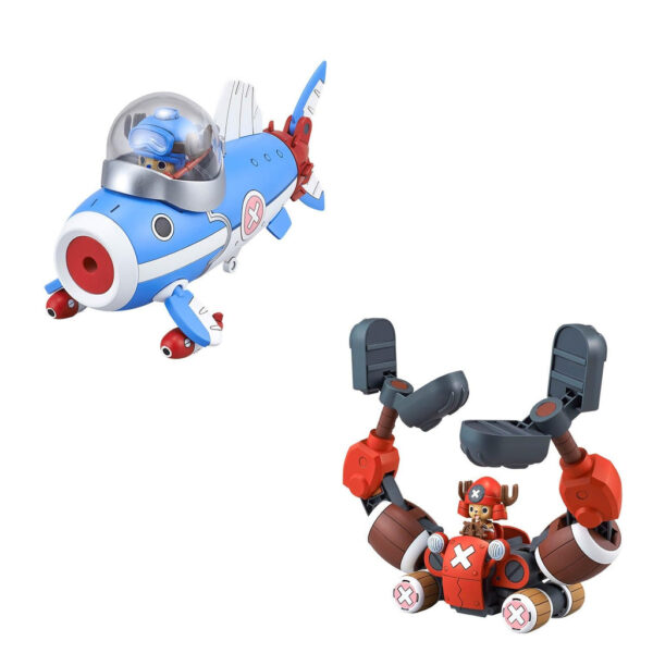 The product title in English is: "One Piece Chopper Robo No. 3 & No. 5 (Chopper Submarine & Chopper Crane)