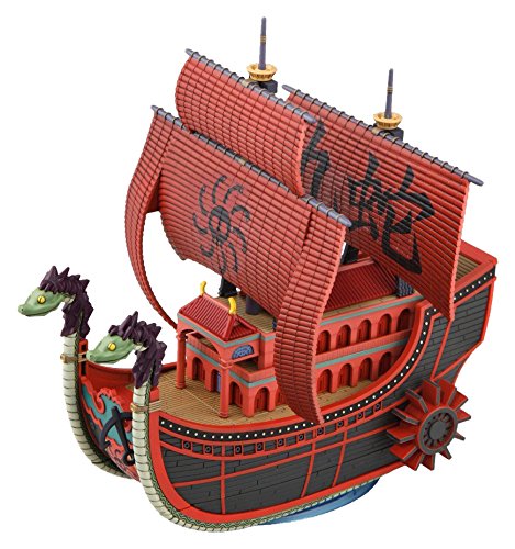 The product title translates to: "Bandai Model Kit One Piece Boa Hancock Nine Snake Ship Grand Ship Collection