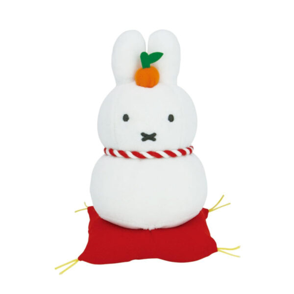 The product title translates to "Bruna Kagamimochi 'Miffy' Miffy Plush" in English. The terms "Bruna" and "Kagamimochi" remain the same, as they refer to specific names or...