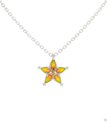 The product title translates to: "Connection Amulet - Terra - Necklace Silver 'Kingdom Hearts' | U-TREASURE