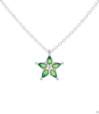 The product title translates to: "Connection Amulet - Ventus / Necklace K18 White Gold 'Kingdom Hearts' | U-TREASURE | Yu-Treasure
