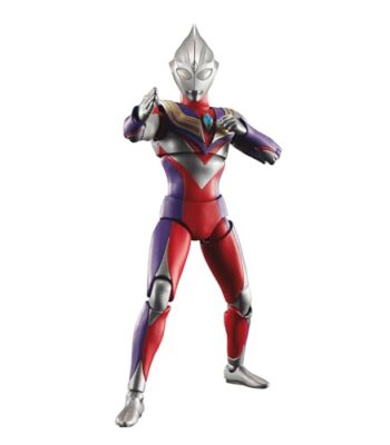 The product title translates to "Figure-rise Standard 'Ultraman Tiga' Ultraman Tiga Multi Type