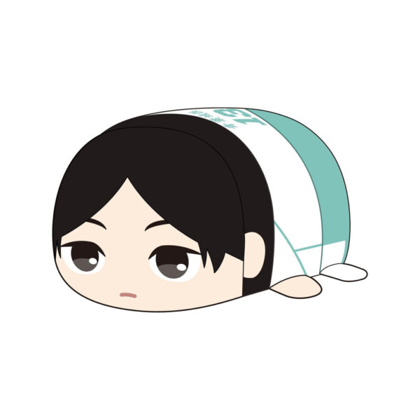 The product title translates to: "HQ-74 'Haikyu!!' Potekoro Mascot (M Size) F Kunimi Akira