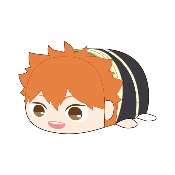 The product title translates to: "HQ-74 'Haikyu!!' Potekoro Mascot (M Size) G Hinata Shoyo School Uniform Version
