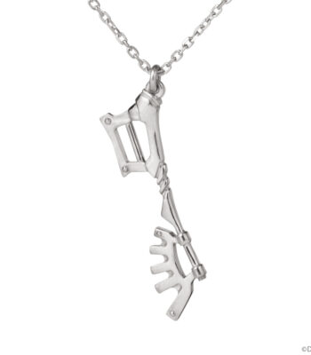 The product title translates to: "Keyblade - Fresh Breeze / Necklace Silver 'Kingdom Hearts' | U-TREASURE