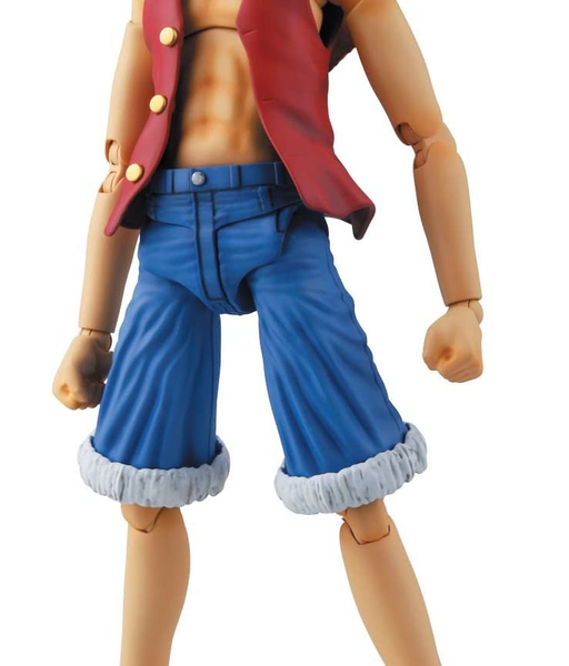 The product title translates to: "Monkey D. Luffy - 1/8 scale - MG Figurerise One Piece - Bandai