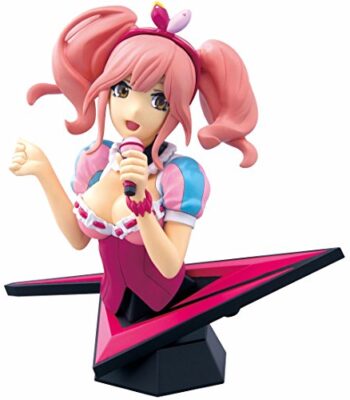 The product title translates to "Nakajima Figure-rise Bust, Macross Delta - Bandai