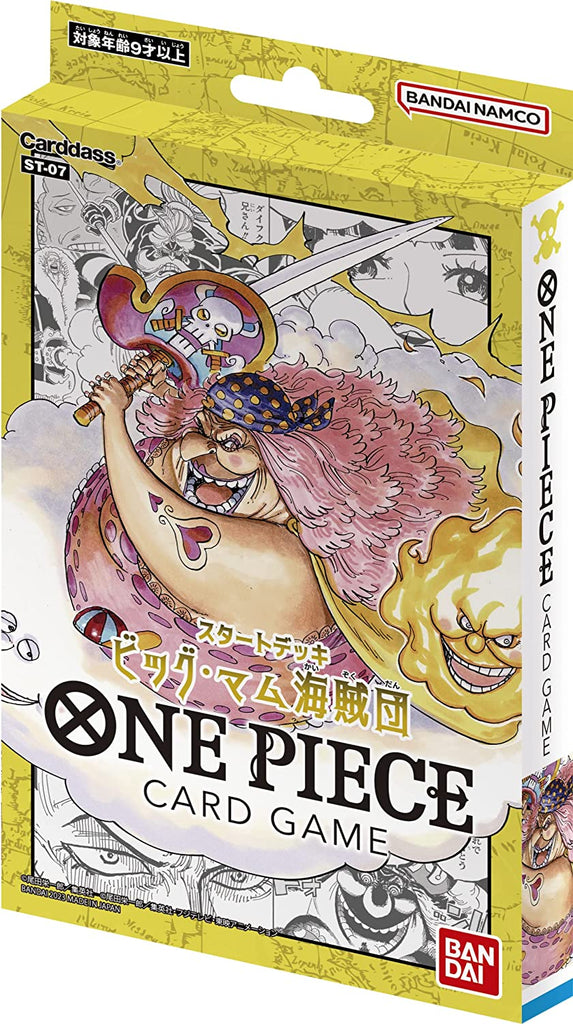 The product title translates to: "One Piece Card Game Start Deck Big Mom Pirates ST-07