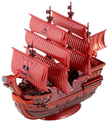 The product title translates to: ""One Piece" Grand Ship Collection Red Force FILM RED Memorial Color Version