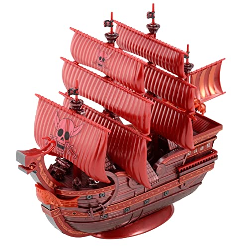 The product title translates to: ""One Piece" Grand Ship Collection Red Force FILM RED Memorial Color Version