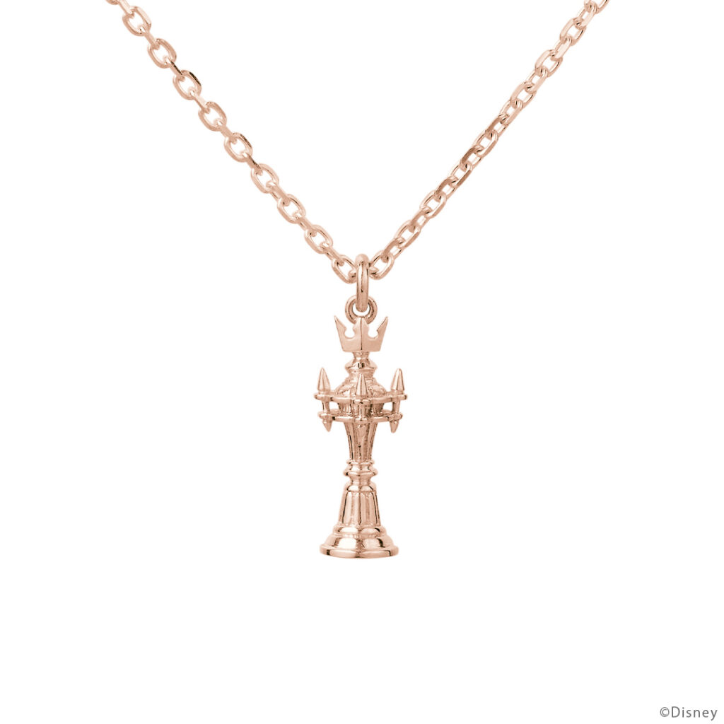 The product title translates to: "Piece of Prologue 'CROWN' K18 Pink Gold 'Kingdom Hearts' | U-TREASURE