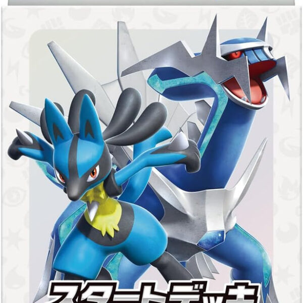 The product title translates to: "Pokémon Card Game Scarlet & Violet Starter Deck Generations Dialga ex・Lucario ex