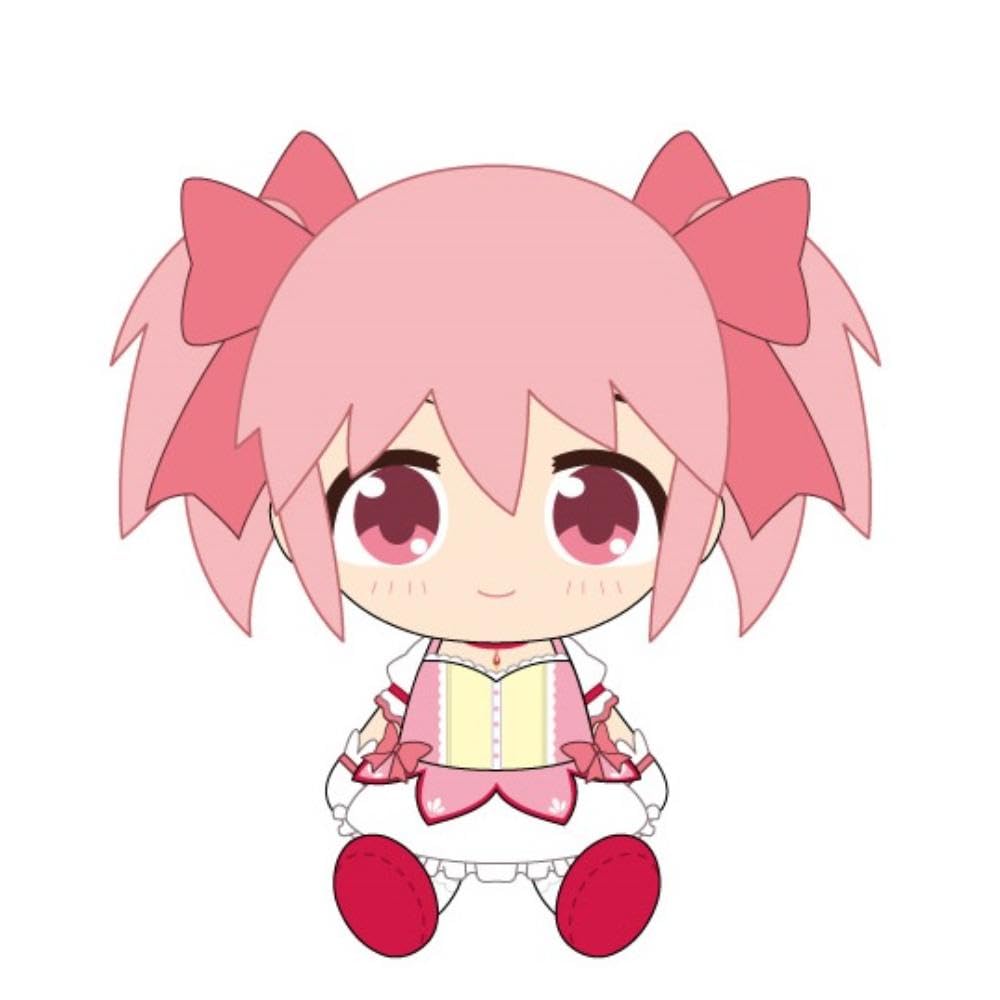 The product title translates to: "Puella Magi Madoka Magica The Movie: The Beginning Story / The Everlasting" Chibi Plush Kaname Madoka