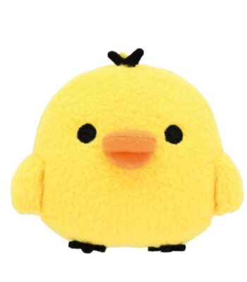 The product title translates to: ""Rilakkuma" Play Charm Kiiroitori (Fluffy)