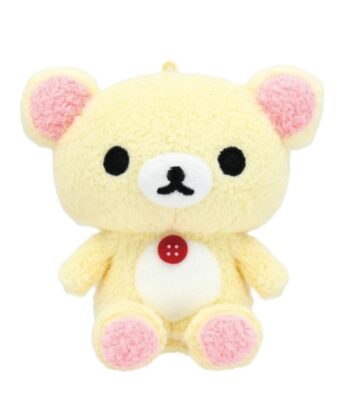 The product title translates to: ""Rilakkuma" Play Charm Korilakkuma (Fluffy)