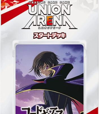 The product title translates to "UNION ARENA 'Code Geass Lelouch of the Rebellion' Start Deck UA01ST