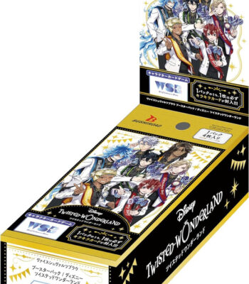 The product title translates to "Weiss Schwarz Blue Booster Pack 'Disney Twisted Wonderland'" in English