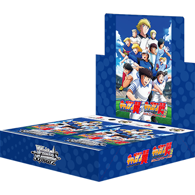 The product title translates to "Weiss Schwarz Booster Pack 'Captain Tsubasa'