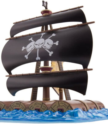 The translated product title is "Bandai Model Kit One Piece Blackbeard Ship Grand Ship Collection." The title is already in English, but if you're looking for a more descriptive...