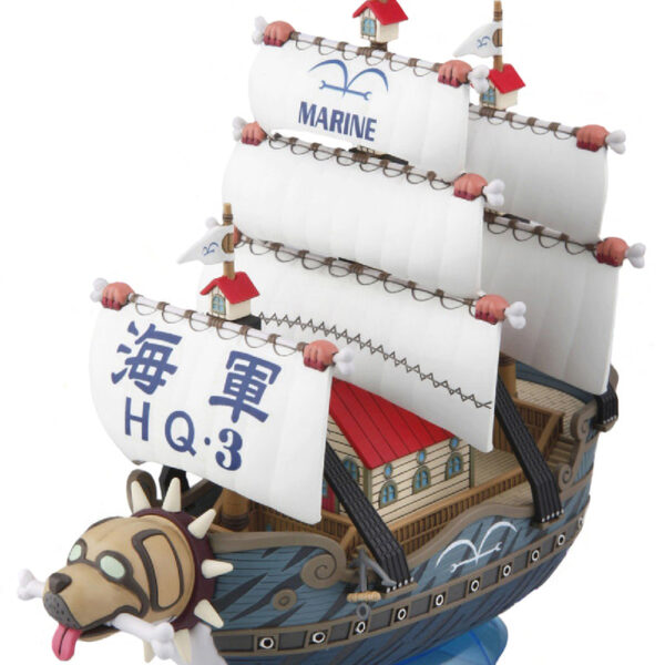 The translated product title is: "Bandai Model Kit One Piece Garp Ship Grand Ship Collection