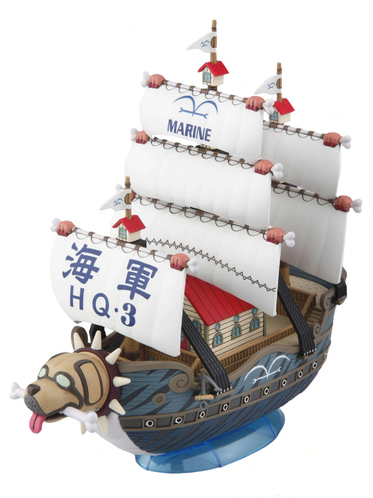 The translated product title is: "Bandai Model Kit One Piece Garp Ship Grand Ship Collection